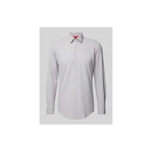 Koszula biznesowa o kroju slim fit z kołnierzykiem typu kent model ‘KENNO’ ze sklepu Peek&Cloppenburg  w kategorii Koszule męskie - zdjęcie 177841163