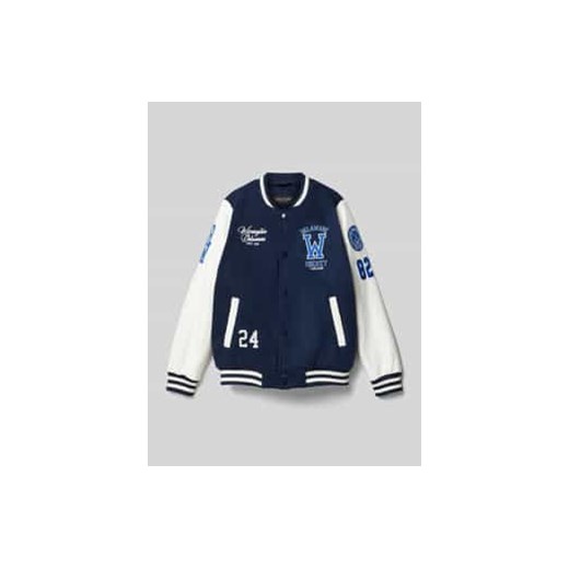 Kurtka baseballowa z wyhaftowanymi detalami model ‘JUDGE’ ze sklepu Peek&Cloppenburg  w kategorii Kurtki chłopięce - zdjęcie 177841270