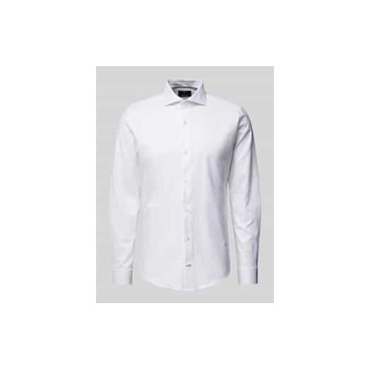 Koszula biznesowa o kroju slim fit z kołnierzykiem typu cutaway model ‘Pares’ ze sklepu Peek&Cloppenburg  w kategorii Koszule męskie - zdjęcie 177841292