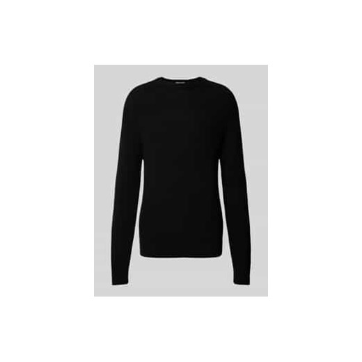 Sweter z dzianiny z okrągłym dekoltem model ‘CONE’ ze sklepu Peek&Cloppenburg  w kategorii Swetry męskie - zdjęcie 177841371