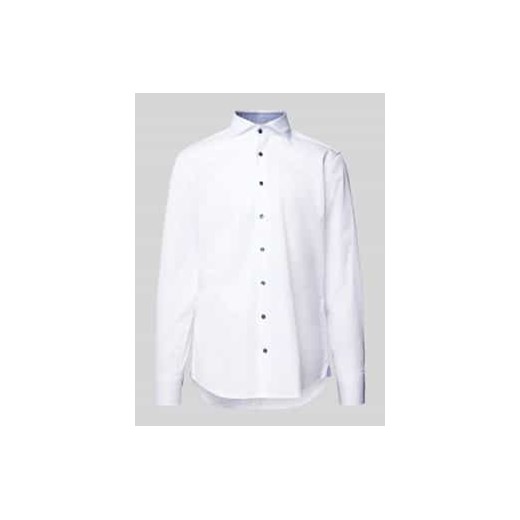 Koszula biznesowa o kroju regular fit z kołnierzykiem typu cutaway ze sklepu Peek&Cloppenburg  w kategorii Koszule męskie - zdjęcie 177841451
