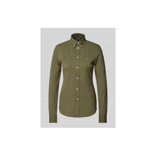 Bluzka koszulowa z kołnierzykiem typu button down ze sklepu Peek&Cloppenburg  w kategorii Koszule damskie - zdjęcie 177841864