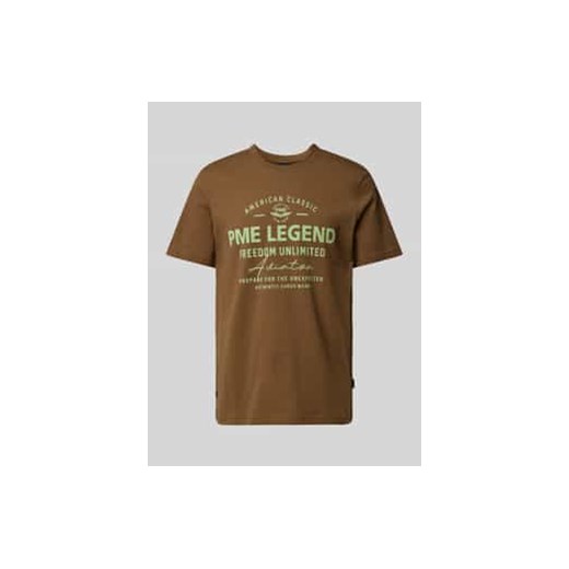 T-shirt z nadrukiem z logo ze sklepu Peek&Cloppenburg  w kategorii T-shirty męskie - zdjęcie 177841993