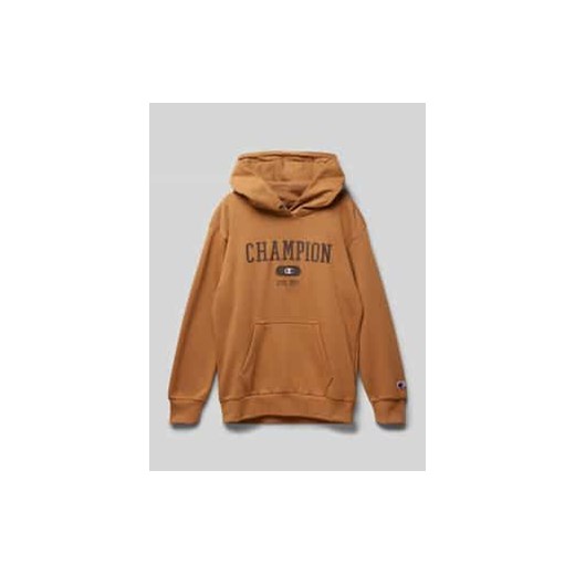 Bluza z kapturem z nadrukiem z logo ze sklepu Peek&Cloppenburg  w kategorii Bluzy chłopięce - zdjęcie 177842111