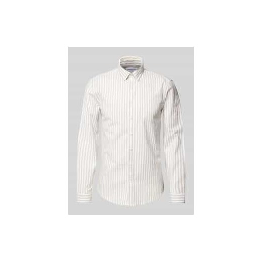 Koszula biznesowa o kroju relaxed fit z kołnierzykiem typu kent ze sklepu Peek&Cloppenburg  w kategorii Koszule męskie - zdjęcie 177842172