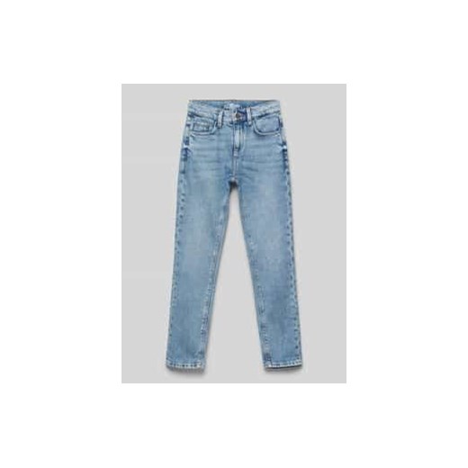 Jeansy o kroju straight fit ze szwami w kontrastowym kolorze model ‘PETE’ ze sklepu Peek&Cloppenburg  w kategorii Spodnie chłopięce - zdjęcie 177842292