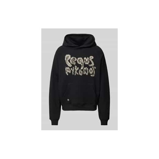 Bluza z kapturem z nadrukiem z logo ze sklepu Peek&Cloppenburg  w kategorii Bluzy męskie - zdjęcie 177842513