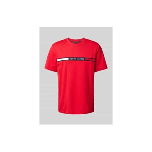 T-shirt o kroju regular fit z wyhaftowanym logo ze sklepu Peek&Cloppenburg  w kategorii T-shirty męskie - zdjęcie 177842600