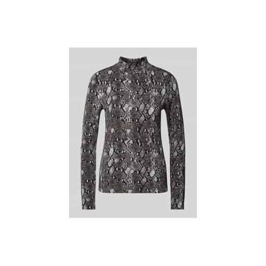 Bluzka o kroju slim fit z długim rękawem i półgolfem ze sklepu Peek&Cloppenburg  w kategorii Bluzki damskie - zdjęcie 177842852