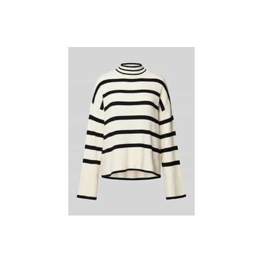 Sweter z dzianiny o kroju comfort fit z szerokimi,prążkowanymi ściągaczami ze sklepu Peek&Cloppenburg  w kategorii Swetry damskie - zdjęcie 177843172