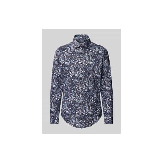 Koszula biznesowa o kroju slim fit z kołnierzykiem typu kent ze sklepu Peek&Cloppenburg  w kategorii Koszule męskie - zdjęcie 177843254