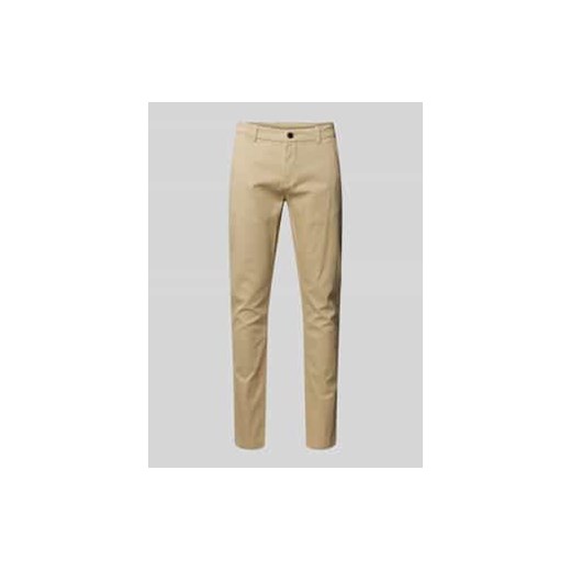 Chinosy o kroju slim fit z kieszeniami z tyłu ze sklepu Peek&Cloppenburg  w kategorii Spodnie męskie - zdjęcie 177843311