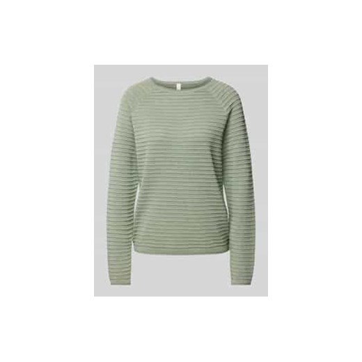 Sweter z dzianiny z fakturowanym wzorem ze sklepu Peek&Cloppenburg  w kategorii Swetry damskie - zdjęcie 177843351