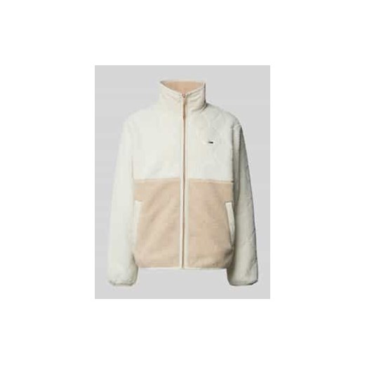 Kurtka Sherpa z fakturowanym wzorem model ‘ESSENTIAL’ ze sklepu Peek&Cloppenburg  w kategorii Kurtki męskie - zdjęcie 177843523
