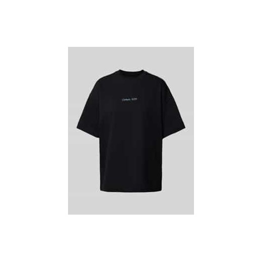 T-shirt z nadrukiem z logo ze sklepu Peek&Cloppenburg  w kategorii Bluzki damskie - zdjęcie 177843593