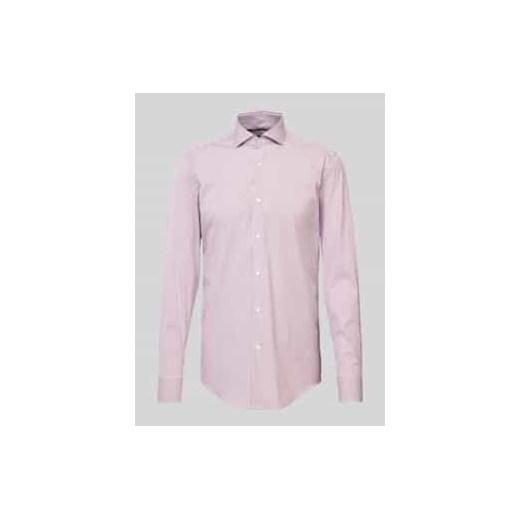 Koszula biznesowa o kroju slim fit z listwą guzikową ze sklepu Peek&Cloppenburg  w kategorii Koszule męskie - zdjęcie 177843914