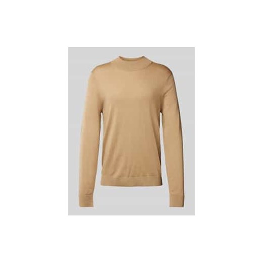 Sweter z dzianiny ze stójką model ‘TRAY’ ze sklepu Peek&Cloppenburg  w kategorii Swetry męskie - zdjęcie 177843931