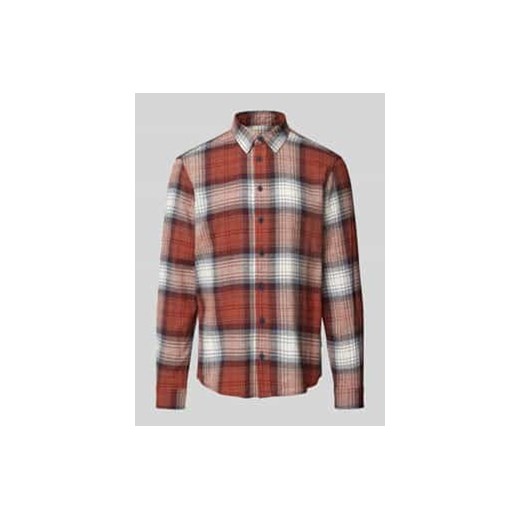 Koszula casualowa o kroju slim fit z kołnierzykiem typu kent ze sklepu Peek&Cloppenburg  w kategorii Koszule męskie - zdjęcie 177844043