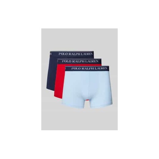 Obcisłe bokserki z elastycznym paskiem z logo w zestawie 3 szt. ze sklepu Peek&Cloppenburg  w kategorii Majtki męskie - zdjęcie 177844272