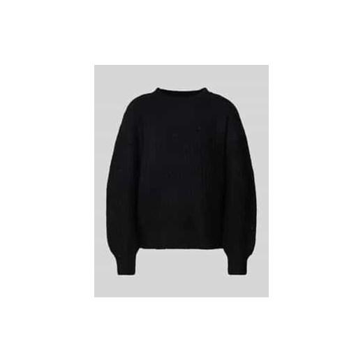 Sweter z dzianiny o luźnym kroju z cekinowym obszyciem ze sklepu Peek&Cloppenburg  w kategorii Swetry damskie - zdjęcie 177844580