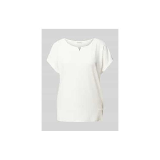 T-shirt o kroju regular fit z mieszanki materiałów ze sklepu Peek&Cloppenburg  w kategorii Bluzki damskie - zdjęcie 177844780