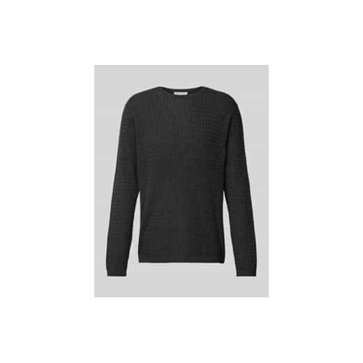 Sweter z dzianiny z okrągłym dekoltem model ‘Cillan’ ze sklepu Peek&Cloppenburg  w kategorii Swetry męskie - zdjęcie 177844833