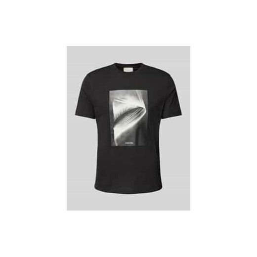 T-shirt z nadrukiem z logo ze sklepu Peek&Cloppenburg  w kategorii T-shirty męskie - zdjęcie 177844842