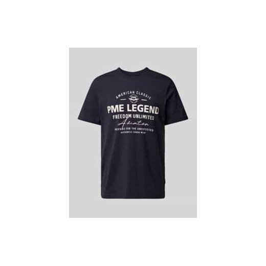 T-shirt z nadrukiem z logo ze sklepu Peek&Cloppenburg  w kategorii T-shirty męskie - zdjęcie 177845002