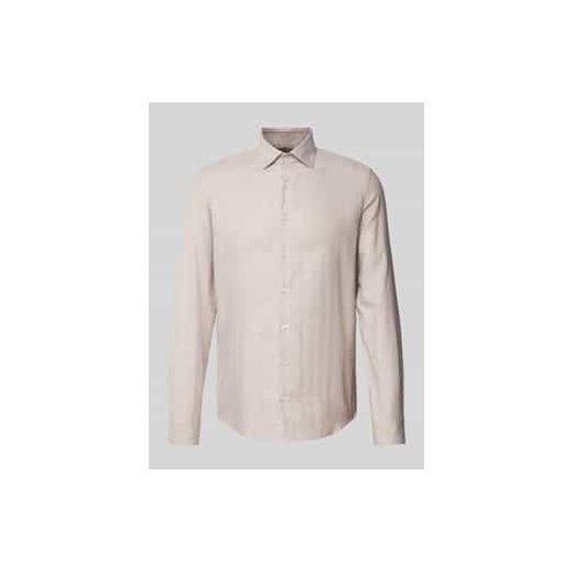 Koszula biznesowa o kroju slim fit z kołnierzykiem typu kent ze sklepu Peek&Cloppenburg  w kategorii Koszule męskie - zdjęcie 177845281