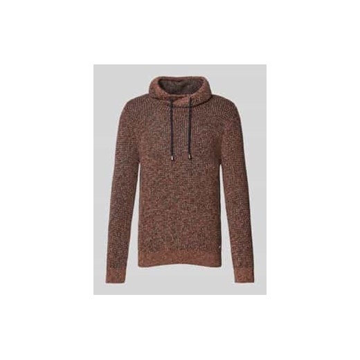 Sweter z dzianiny z prążkowanymi wykończeniami ze sklepu Peek&Cloppenburg  w kategorii Swetry męskie - zdjęcie 177845470