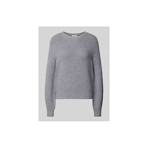 Sweter z dzianiny o kroju oversized z mieszanki wiskozy z okrągłym dekoltem ze sklepu Peek&Cloppenburg  w kategorii Swetry damskie - zdjęcie 177845564