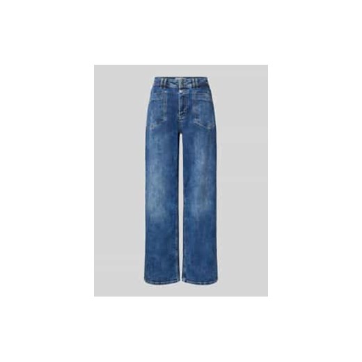 Jeansy z wpuszczanymi kieszeniami ze sklepu Peek&Cloppenburg  w kategorii Jeansy damskie - zdjęcie 177845601