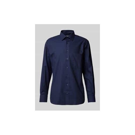 Koszula biznesowa o kroju regular fit z kołnierzykiem typu kent ze sklepu Peek&Cloppenburg  w kategorii Koszule męskie - zdjęcie 177845630
