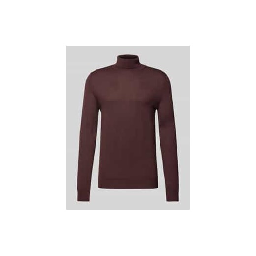 Sweter z dzianiny z golfem ze sklepu Peek&Cloppenburg  w kategorii Swetry męskie - zdjęcie 177845814