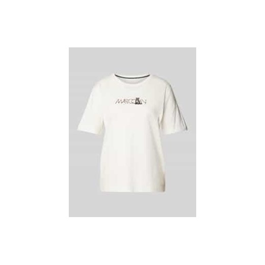 T-shirt z nadrukiem z logo ze sklepu Peek&Cloppenburg  w kategorii Bluzki damskie - zdjęcie 177845891