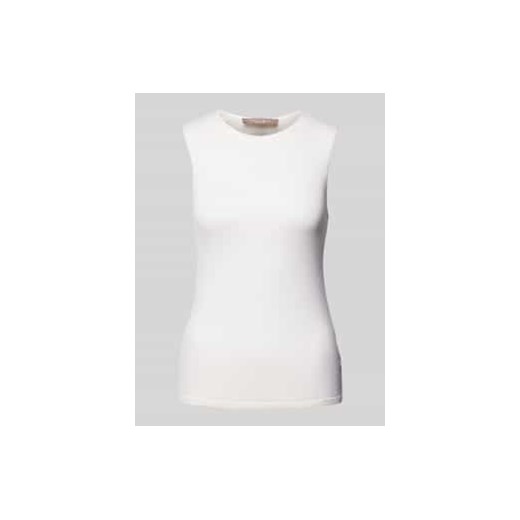 Top z czystej wełny z okrągłym dekoltem ze sklepu Peek&Cloppenburg  w kategorii Bluzki damskie - zdjęcie 177845950