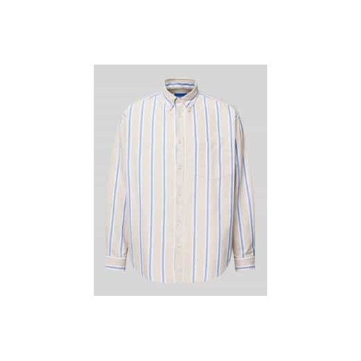 Koszula casualowa o kroju regular fit z kołnierzykiem typu button down model ‘Ebill’ ze sklepu Peek&Cloppenburg  w kategorii Koszule męskie - zdjęcie 177845952
