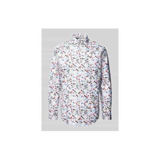 Koszula biznesowa o kroju regular fit z kołnierzykiem typu cutaway ze sklepu Peek&Cloppenburg  w kategorii Koszule męskie - zdjęcie 177846012