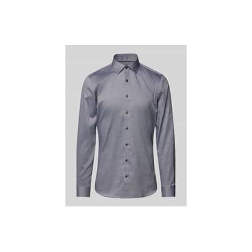 Koszula biznesowa o kroju super slim fit z kołnierzykiem typu kent model ‘New York’ ze sklepu Peek&Cloppenburg  w kategorii Koszule męskie - zdjęcie 177846580