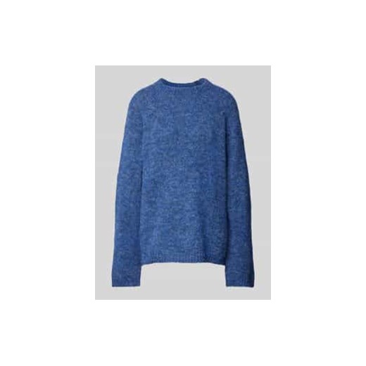 Sweter z dzianiny z prążkowanymi wykończeniami model ‘SUTTON’ ze sklepu Peek&Cloppenburg  w kategorii Swetry damskie - zdjęcie 177846670