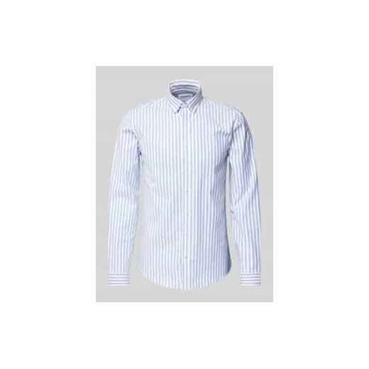 Koszula biznesowa o kroju relaxed fit z kołnierzykiem typu kent ze sklepu Peek&Cloppenburg  w kategorii Koszule męskie - zdjęcie 177846680