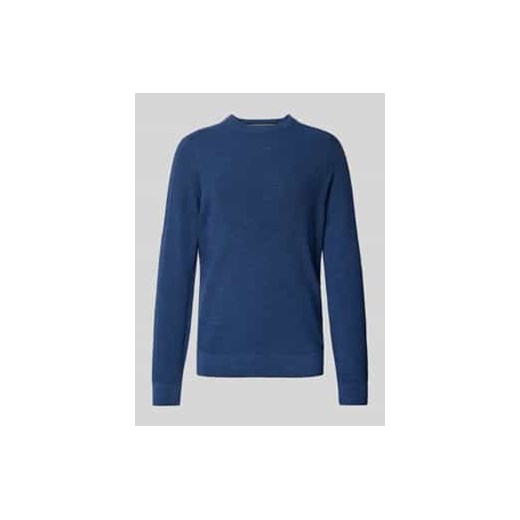 Sweter z dzianiny z detalem z logo model ‘ROY’ ze sklepu Peek&Cloppenburg  w kategorii Swetry męskie - zdjęcie 177846853