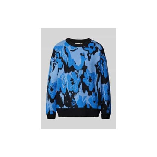 Sweter z dzianiny z okrągłym dekoltem model ‘POVOKE’ ze sklepu Peek&Cloppenburg  w kategorii Swetry damskie - zdjęcie 177846891