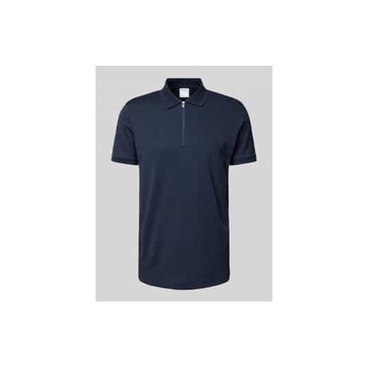 Koszulka polo z krótkim zamkiem błyskawicznym model ‘FAVE’ ze sklepu Peek&Cloppenburg  w kategorii T-shirty męskie - zdjęcie 177846954