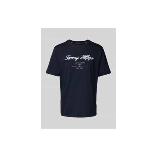 T-shirt z wyhaftowanym logo ze sklepu Peek&Cloppenburg  w kategorii T-shirty męskie - zdjęcie 177847020