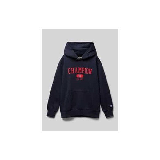 Bluza z kapturem z nadrukiem z logo ze sklepu Peek&Cloppenburg  w kategorii Bluzy chłopięce - zdjęcie 177847251