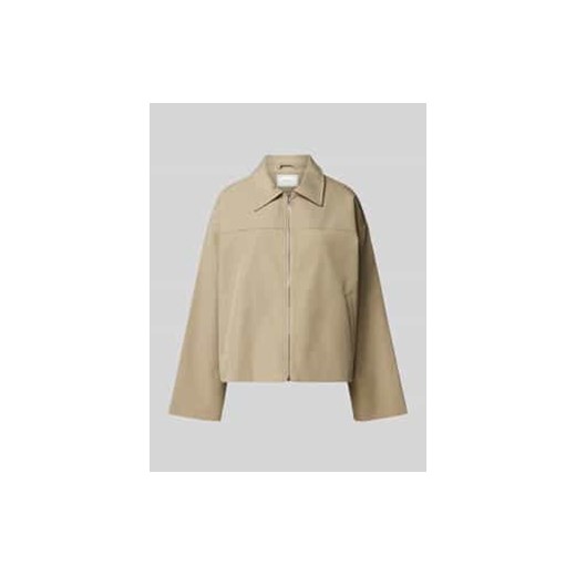Kurtka z wykładanym kołnierzem model ‘Titan’ ze sklepu Peek&Cloppenburg  w kategorii Kurtki damskie - zdjęcie 177847302