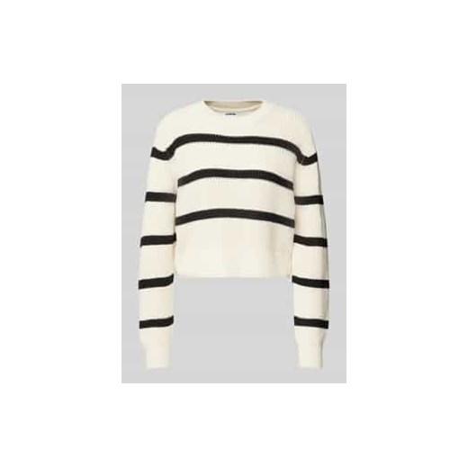 Sweter z dzianiny z prążkowanymi wykończeniami ze sklepu Peek&Cloppenburg  w kategorii Swetry damskie - zdjęcie 177847331