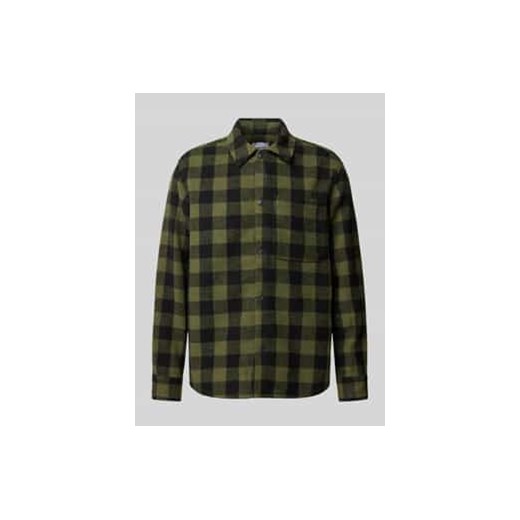 Kurtka koszulowa o kroju regular fit z kieszenią na piersi ze sklepu Peek&Cloppenburg  w kategorii Koszule męskie - zdjęcie 177847641