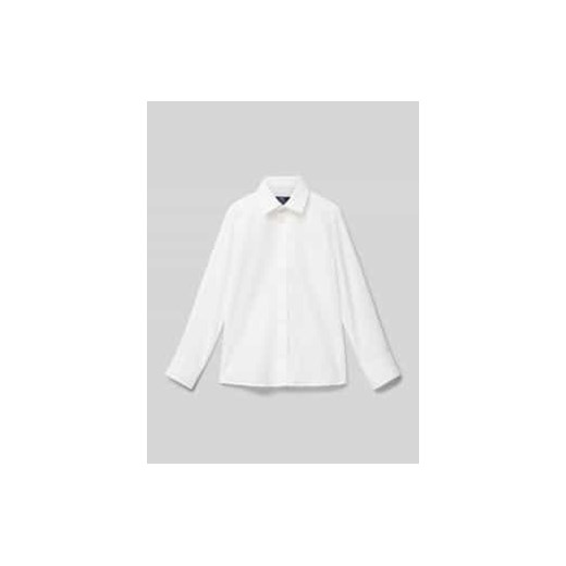 Koszula o kroju slim fit z kołnierzykiem typu kent ze sklepu Peek&Cloppenburg  w kategorii Koszule chłopięce - zdjęcie 177847704